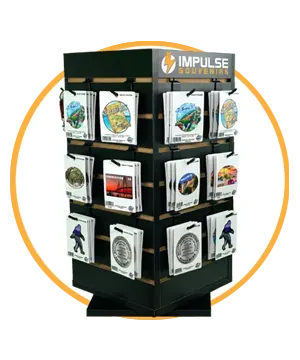 Impulse Souvenirs > Retail-Ready > Spinner Displays